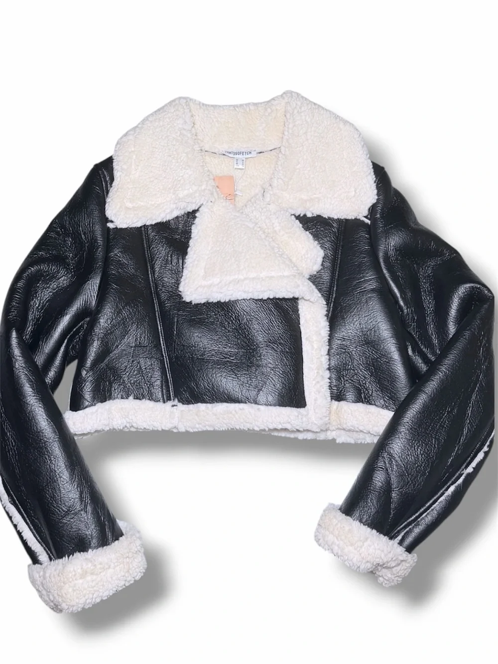 Thats So Fetch Cody Faux Leather Jacket- 6 - Picture 2 of 11